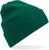 Beechfield CB45N Organic Cotton Original Cuffed Beanie - Bottle Green - One Size