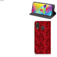 Samsung Galaxy M20 Smart Cover Red Roses - thumbnail