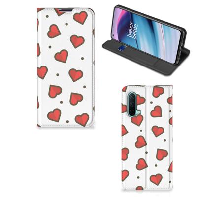 OnePlus Nord CE 5G | Hoesje met Magneet | Hearts