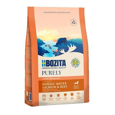 BOZITA Purely Adult Small Salmon and beef - droog hondenvoer - 7,5kg