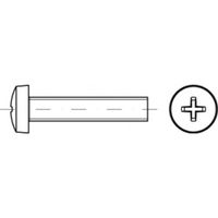 TOOLCRAFT TO-5430483 Lenscilinderschroeven M6 10 mm Kruiskop Phillips 1000 stuk(s) - thumbnail
