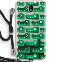 Crocs: Samsung Galaxy J7 (2017) Transparant Hoesje met koord
