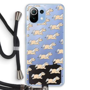 Ponys: Xiaomi Mi 11 Lite Transparant Hoesje met koord