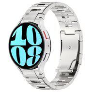 Titanium band met aansluitknop - Zilver - Samsung Galaxy Watch 6 - 40mm & 44mm - thumbnail