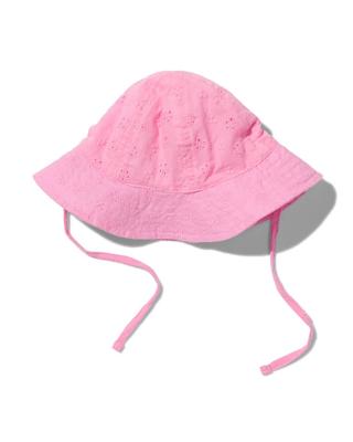 HEMA Baby Zonnehoed Borduur Roze (roze)