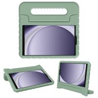 Accezz Kidsproof Backcover met handvat Samsung Galaxy Tab A9 Tablethoesje Groen Accezz Kidsproof Backcover met handvat Samsung Galaxy Tab A9 Tablethoesje Groen
