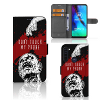 Motorola Moto G Pro Portemonnee Hoesje Zombie Blood - thumbnail