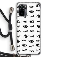 Eye pattern #2: Xiaomi Redmi Note 10 Pro Transparant Hoesje met koord