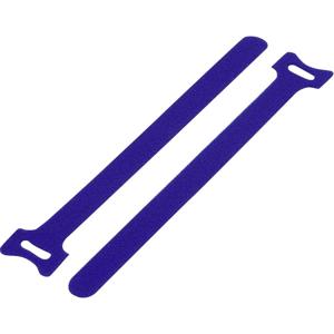 TRU COMPONENTS TC-12355388 Klittenband kabelbinder Om te bundelen Haak- en lusdeel (l x b) 125 mm x 12 mm Blauw 20 stuk(s)