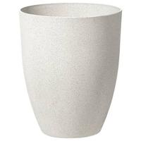 Beliani - CROTON - Plantenbak - Gebroken wit - 43 cm - Stenenmix
