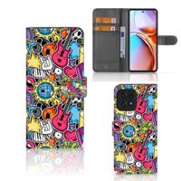 Motorola Edge 40 Pro | Wallet Case | met Pasjes | Punk Rock