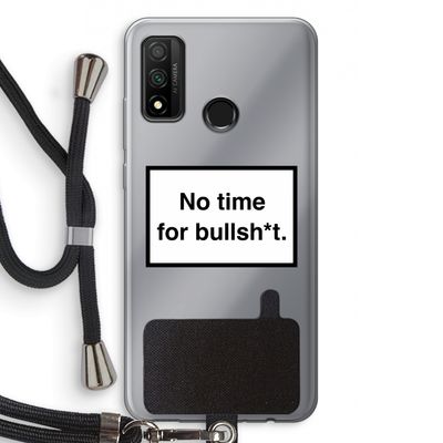 No time: Huawei P Smart (2020) Transparant Hoesje met koord