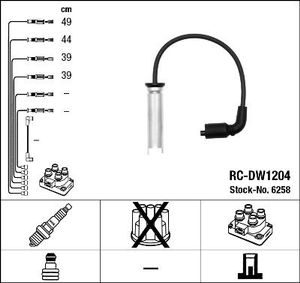 Bougiekabelset RCDW1204