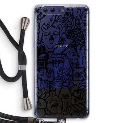 Vexx Black Mixtape: Honor 9 Transparant Hoesje met koord