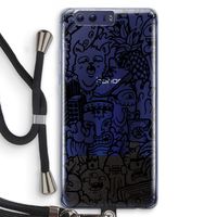 Vexx Black Mixtape: Honor 9 Transparant Hoesje met koord