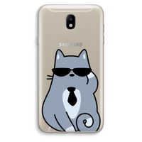 Cool cat: Samsung Galaxy J7 (2017) Transparant Hoesje