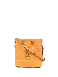 Lancel sac seau en cuir à logo - Orange