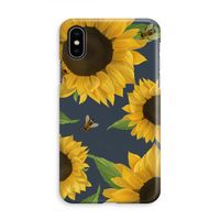 Sunflower and bees: iPhone X Volledig Geprint Hoesje