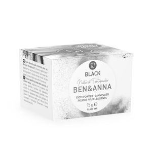 Tandpoeder zwart active charcoal