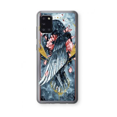 Golden Raven: Samsung Galaxy A31 Transparant Hoesje