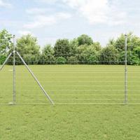 Weidehekwerk Zilver 50 x 1.5 m Gegalvaniseerd staal