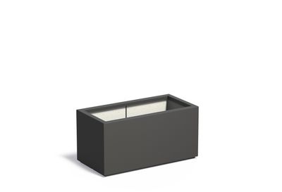 Polyester plantenbak CARREZ 80x40x40cm.