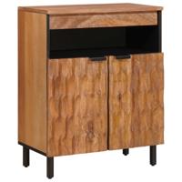 Dressoir met opslag Acacia Bruine Afwerking 60 x 33,5 x 75 cm