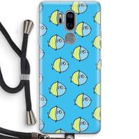Visjes: LG G7 Thinq Transparant Hoesje met koord