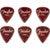 Fender Aero Acrylic Picks 2.0mm plectrums - set van 6