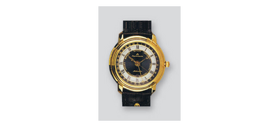 Horlogeband Maurice Lacroix ML300-000380 Leder Zwart 19mm