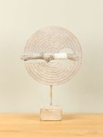 Schijf Ethno uit kunsthars, 38 cm
