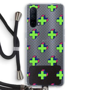 8-bit N°10: OnePlus Nord CE 5G Transparant Hoesje met koord