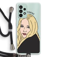 Mary Kate: Samsung Galaxy A52s 5G Transparant Hoesje met koord