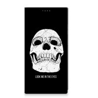 Mobiel BookCase Samsung Galaxy S24 Ultra Skull Eyes