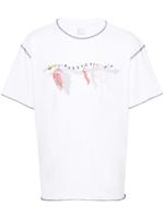 RASSVET t-shirt en coton à logo imprimé - Blanc