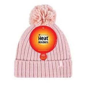 Ladies pom pom hat arden coral one size