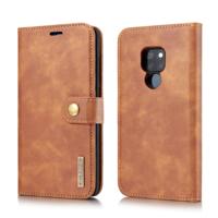 Dg. MING Crazy Horse textuur Flip afneembare magnetische lederen case voor Huawei mate 20 met houder & kaartsleuven & portemonnee (bruin)