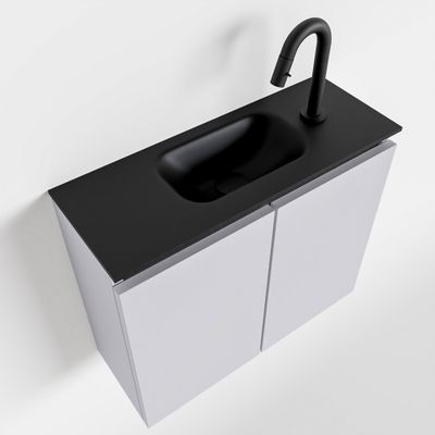 Toiletmeubel Mondiaz Ture | 60 cm | Meubelkleur Cale | Eden wastafel Urban Midden | 1 kraangat