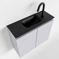 Toiletmeubel Mondiaz Ture | 60 cm | Meubelkleur Cale | Eden wastafel Urban Midden | 1 kraangat