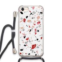 Terrazzo N°12: iPhone 8 Transparant Hoesje met koord