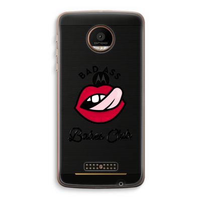 Badass Babes Club: Motorola Moto Z Force Transparant Hoesje