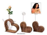 Olivia - decoratieset - natuurlijk hout - mangohout - 3-delig