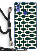 Moroccan tiles: Honor Note 10 Transparant Hoesje met koord Moroccan tiles: Honor Note 10 Transparant Hoesje met koord