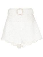 ZIMMERMANN short à taille haute - Blanc