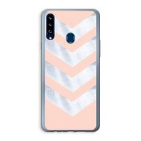 Marmeren pijlen: Samsung Galaxy A20s Transparant Hoesje