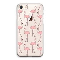 Anything Flamingoes: iPhone 8 Transparant Hoesje