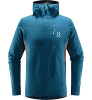 Haglofs L.I.M. Mid Comp Hood Heren Fleece Deep Ocean/Magnetite S