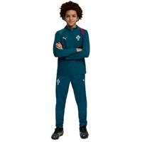 PUMA Portugal Trainingspak 1/4-Zip 2026-2028 Kids Blauwgroen Wit