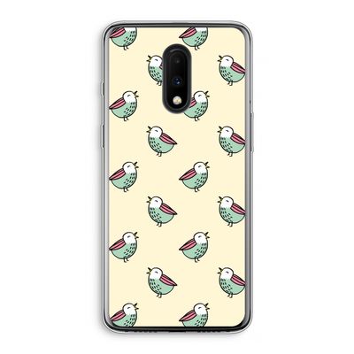 Vogeltjes: OnePlus 7 Transparant Hoesje