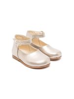 Bonpoint metallic leather ballerina shoes - Or